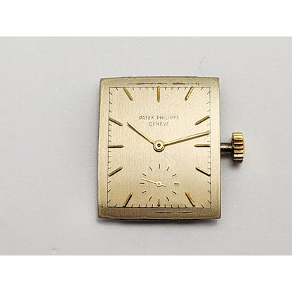 Vintage Patek Philippe 2443 Watch w/ Bold Lugs Circa 1950s 18k Gold 40mm x 26mm