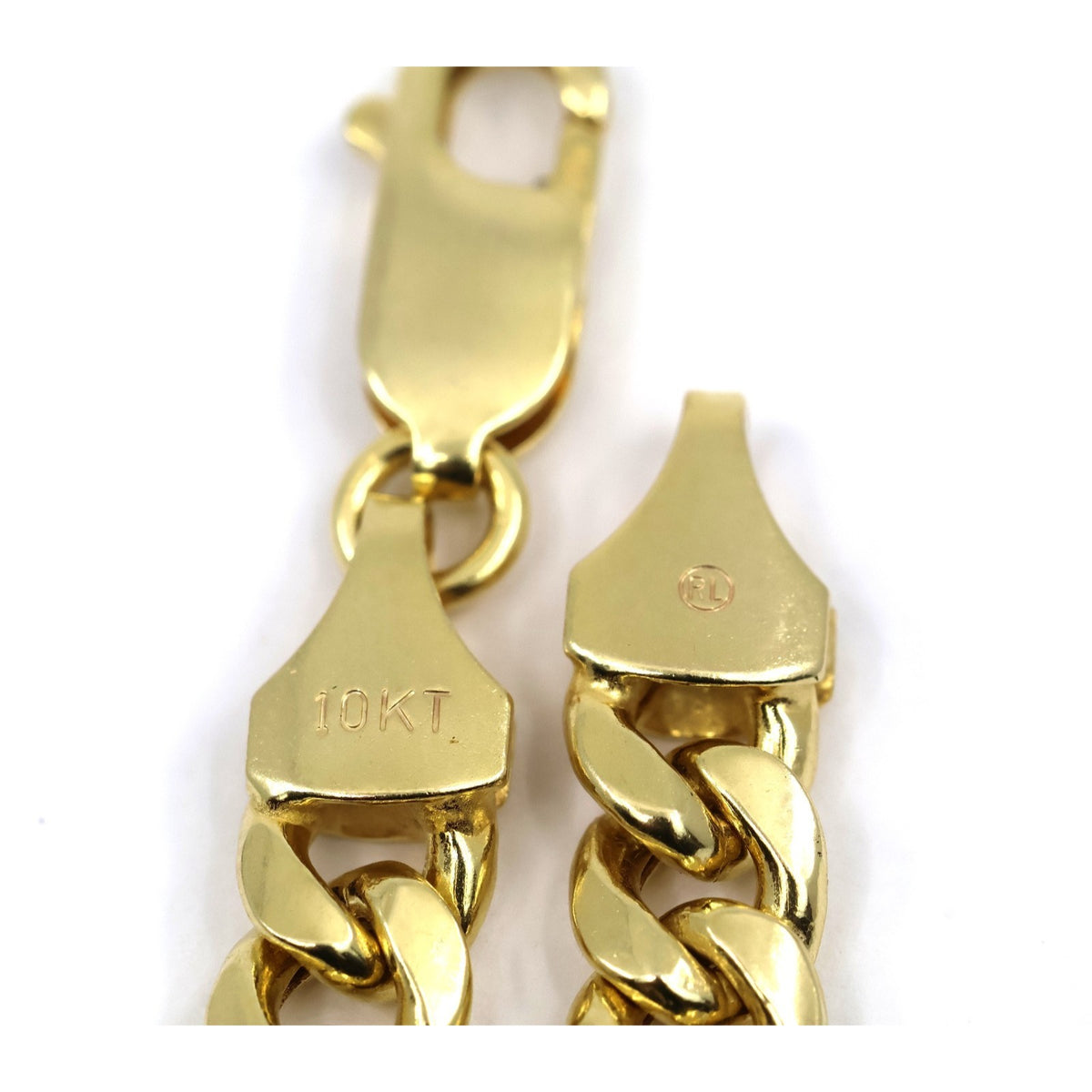 10K Yellow Gold Cuban Link Chain Necklace