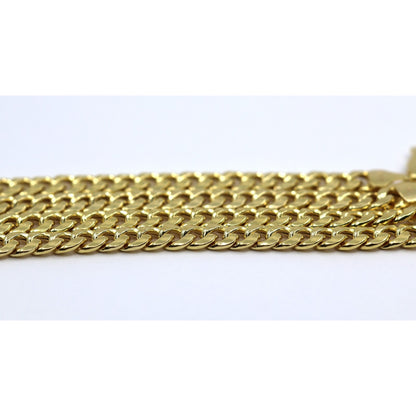 10K Yellow Gold Cuban Link Chain Necklace
