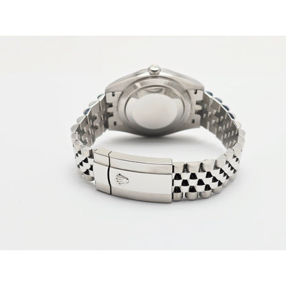 Rolex DateJust 41mm Wimbledon Roman Dial Swiss Stainless Jubilee 126300 Watch