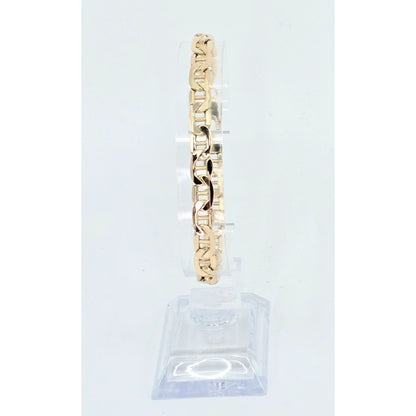 10K Yellow Gold Mariner Link Chain Bracelet