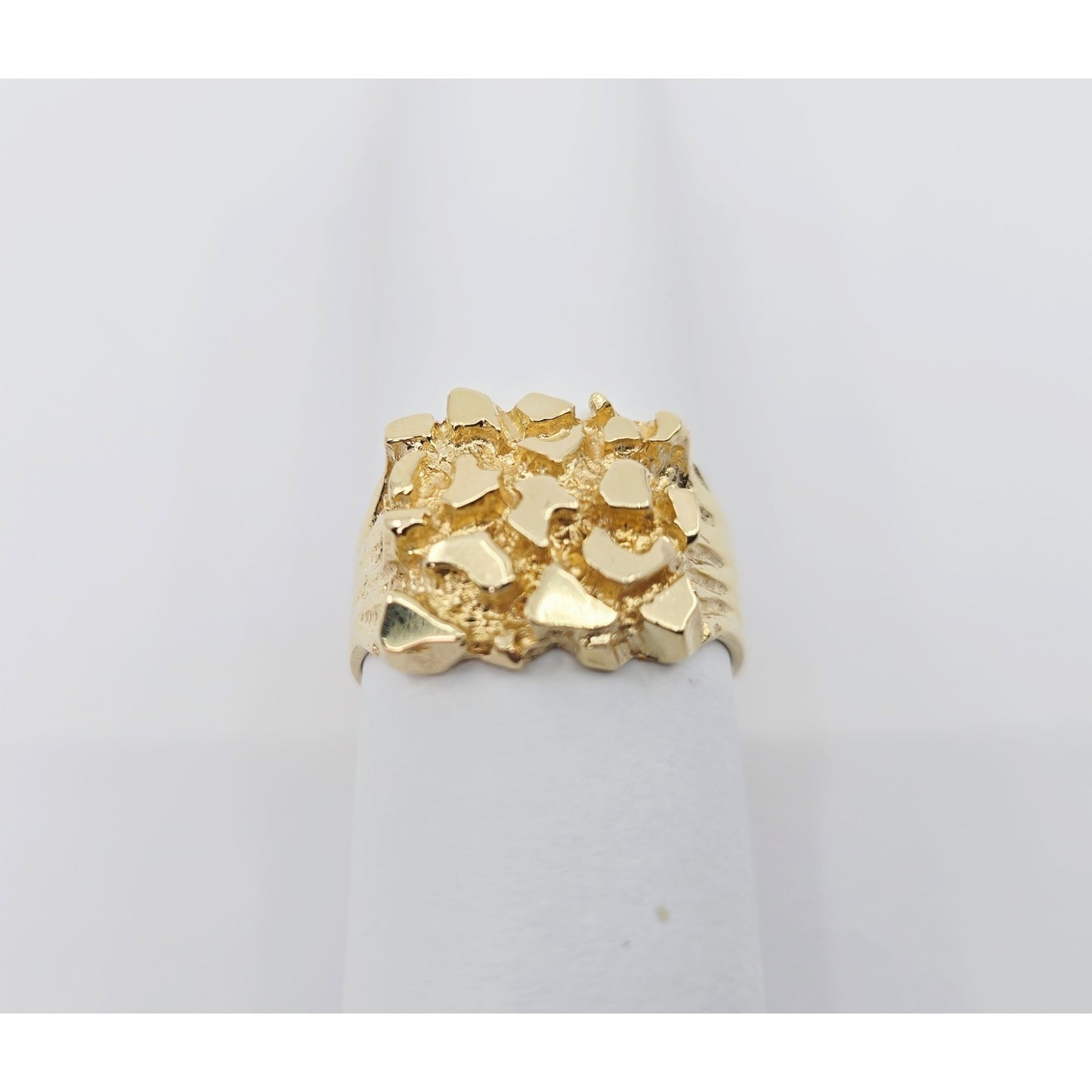 14K Yellow Gold Nugget Ring