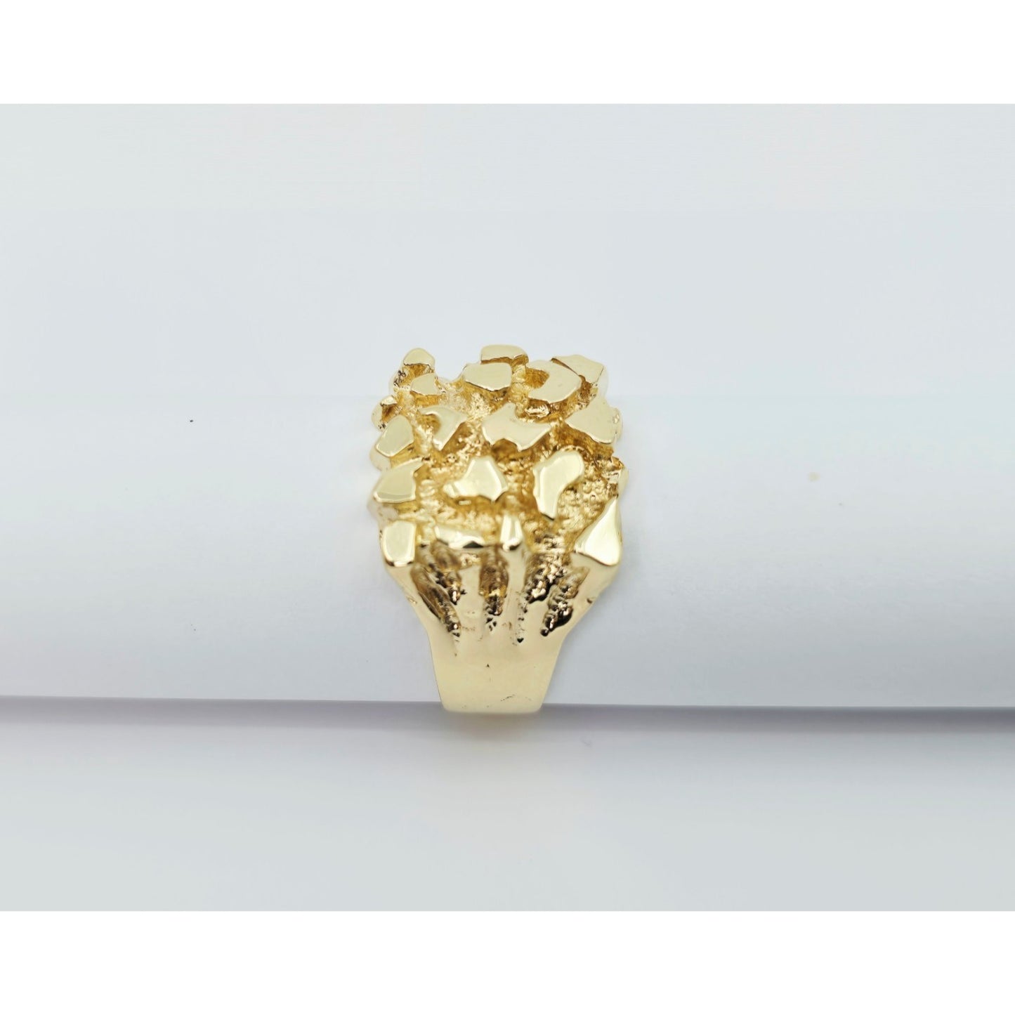 14K Yellow Gold Nugget Ring