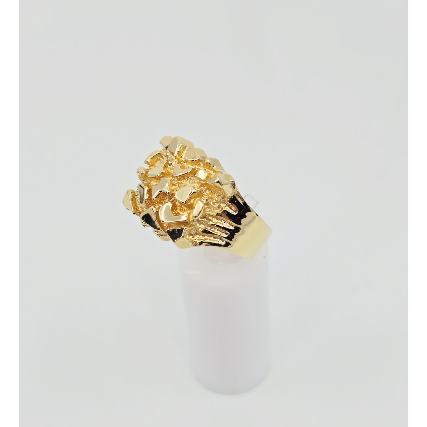 14K Yellow Gold Nugget Ring
