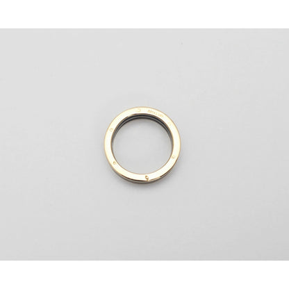 14K Yellow Gold Double Row Onyx Wedding Band Ring