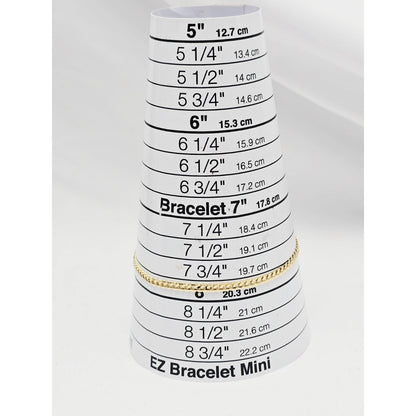 14K Yellow Gold Flat Curb Cuban Link Chain Bracelet