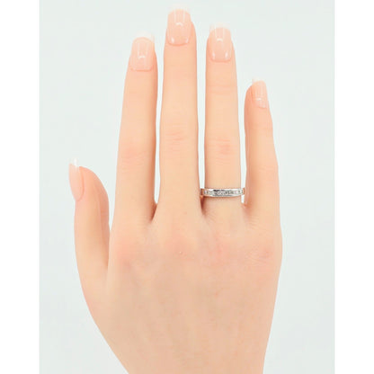 14K White Gold Princess Cut Diamond Wedding Band