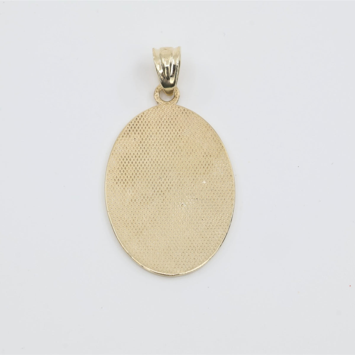 10K Yellow Gold Oval Armenian Cross Pendant Charm