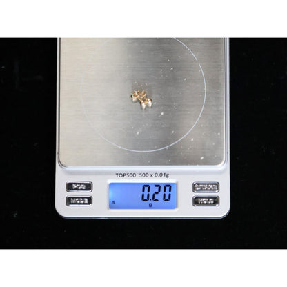 Tiny 14K Yellow Gold Round Bead Ball Stud Earrings