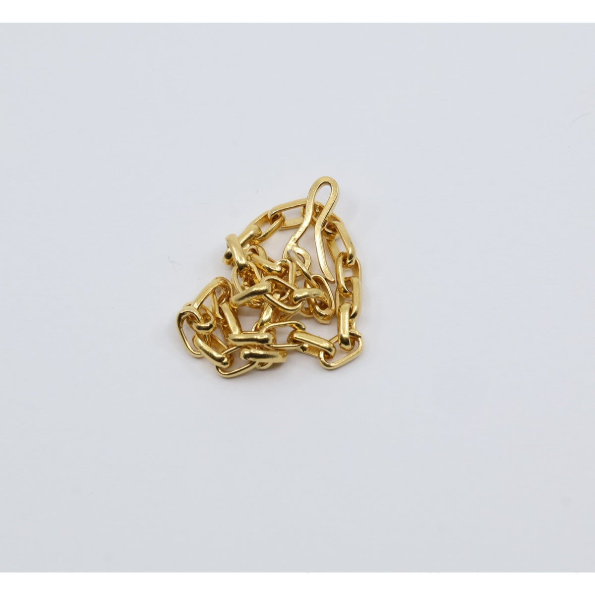 23K Yellow Gold Anchor Link Baby Bracelet