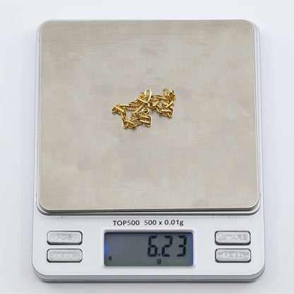 23K Yellow Gold Anchor Link Baby Bracelet