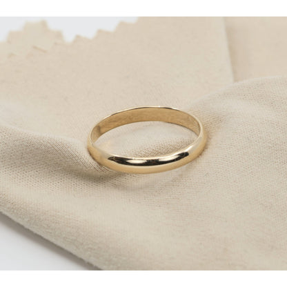 14K Yellow Gold Polished Wedding Band Ring