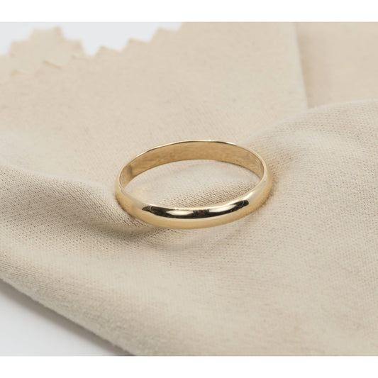 14K Yellow Gold Polished Wedding Band Ring