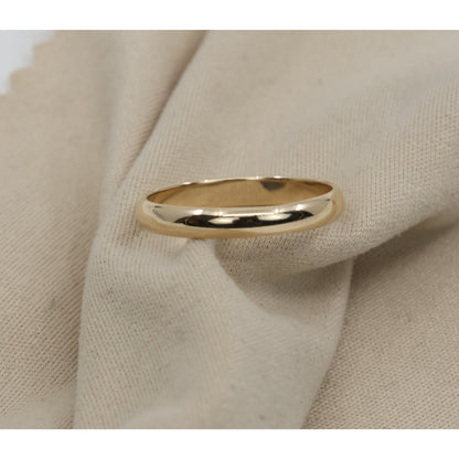 14K Yellow Gold Polished Wedding Band Ring