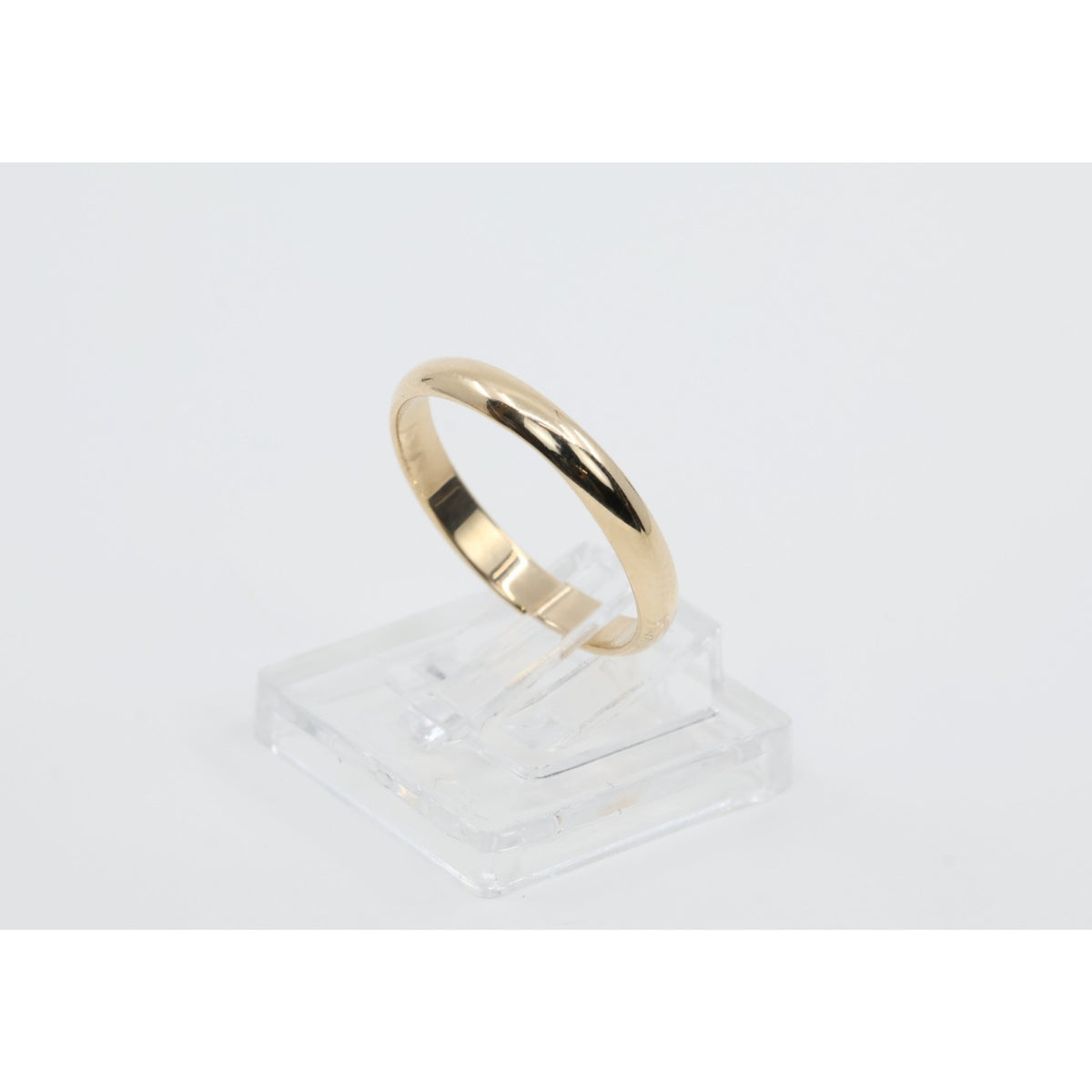 14K Yellow Gold Polished Wedding Band Ring