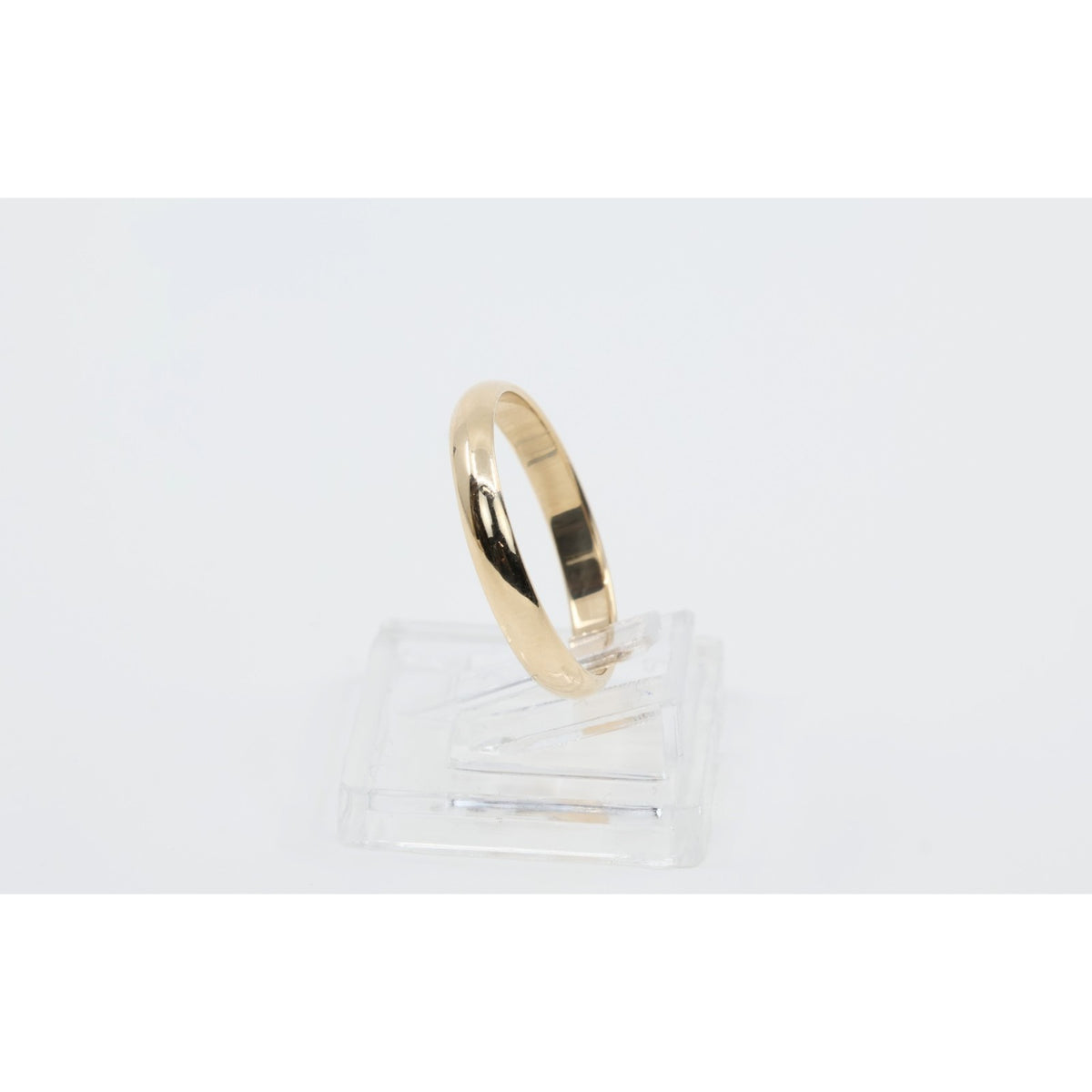 14K Yellow Gold Polished Wedding Band Ring