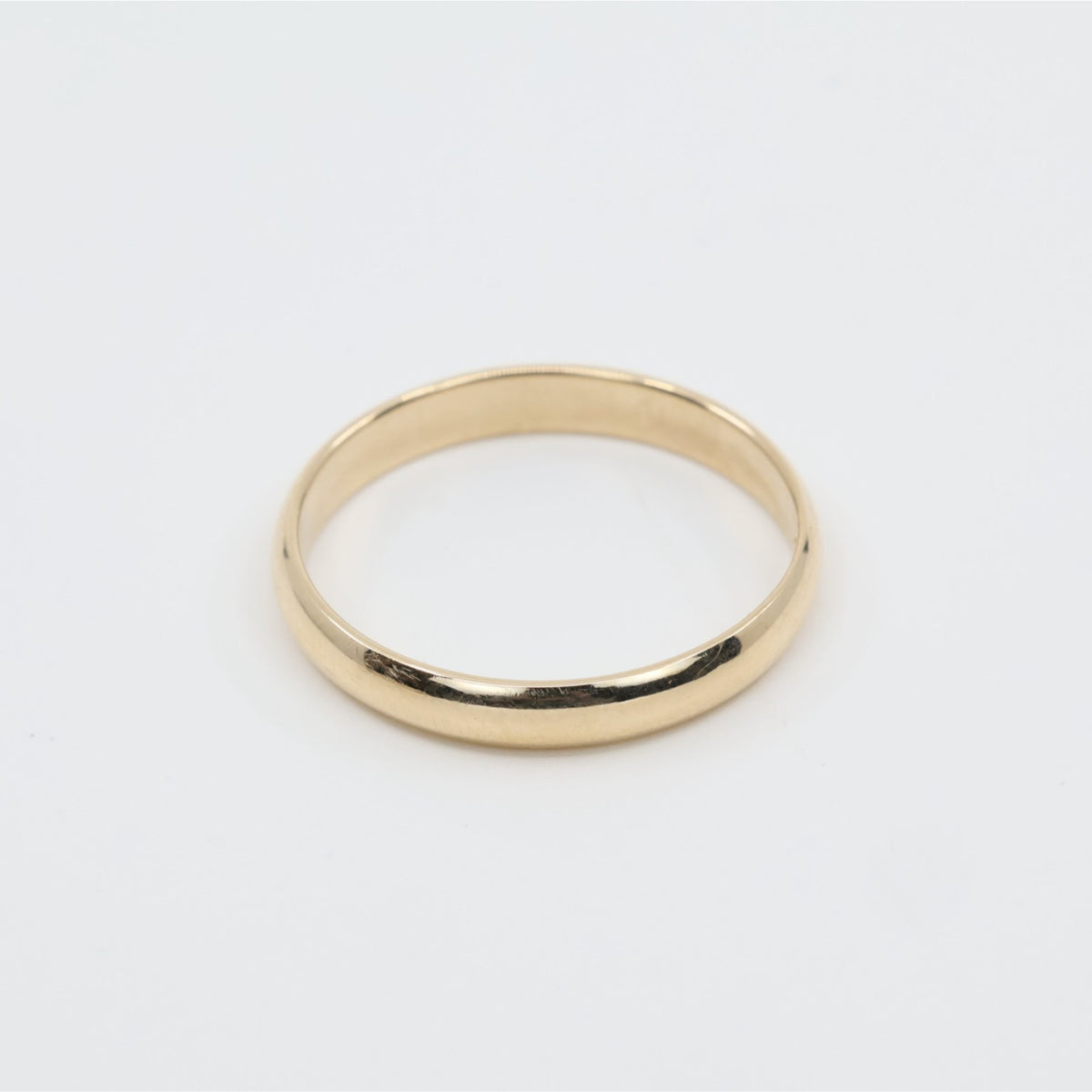 14K Yellow Gold Polished Wedding Band Ring