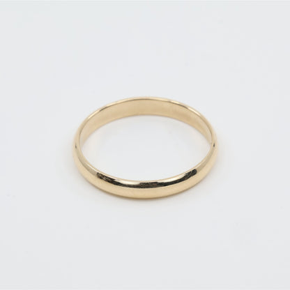 14K Yellow Gold Polished Wedding Band Ring