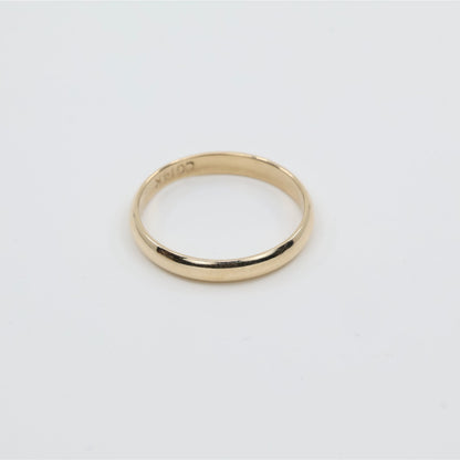 14K Yellow Gold Polished Wedding Band Ring