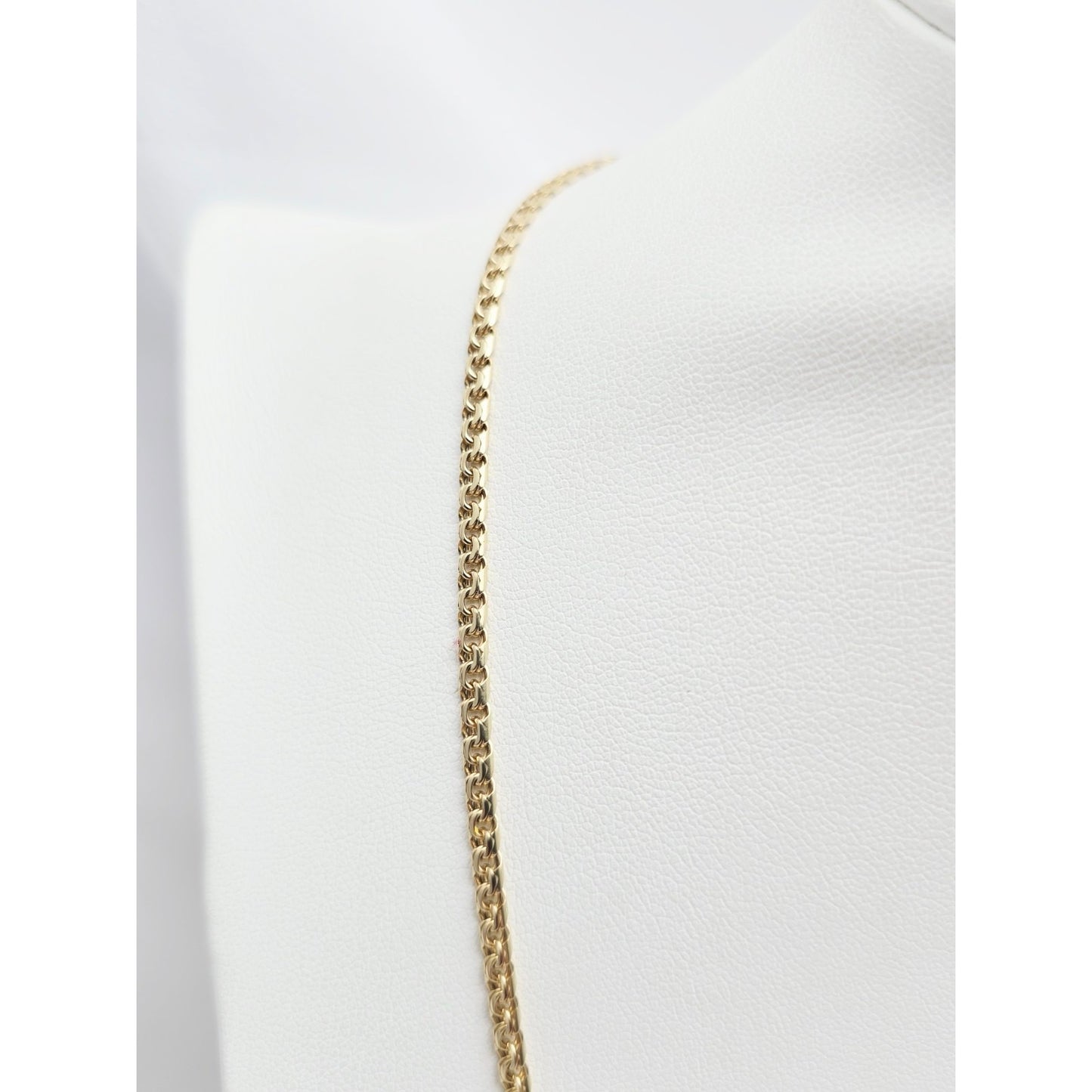 14K Yellow Gold Bismark Link Chain Necklace