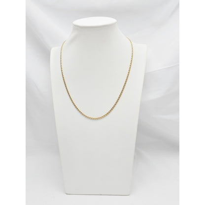 14K Yellow Gold Bismark Link Chain Necklace