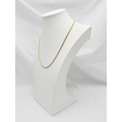 14K Yellow Gold Bismark Link Chain Necklace
