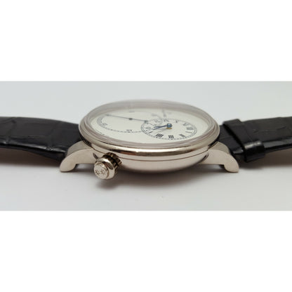 Jaquet Droz Numerus Clausus Grande Seconde 18KT White Gold Enamel Off Centered