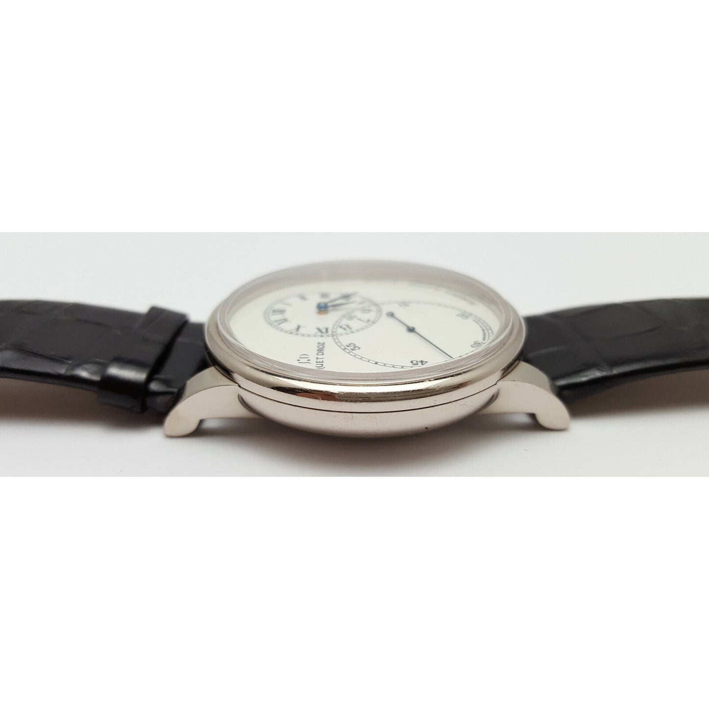 Jaquet Droz Numerus Clausus Grande Seconde 18KT White Gold Enamel Off Centered