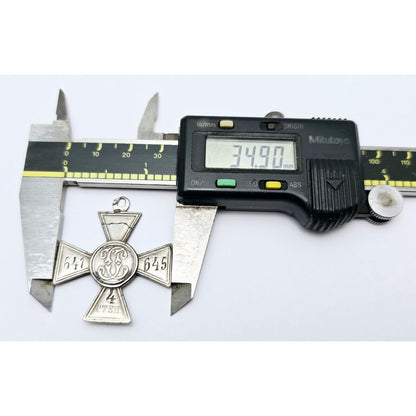 Russia Imperial Cross Of St. George Medal Order 641645 Sterling Silver