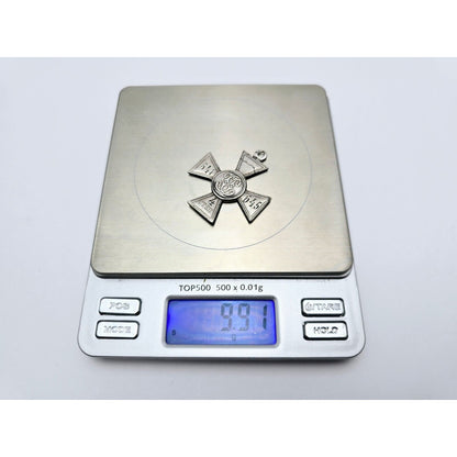 Russia Imperial Cross Of St. George Medal Order 641645 Sterling Silver