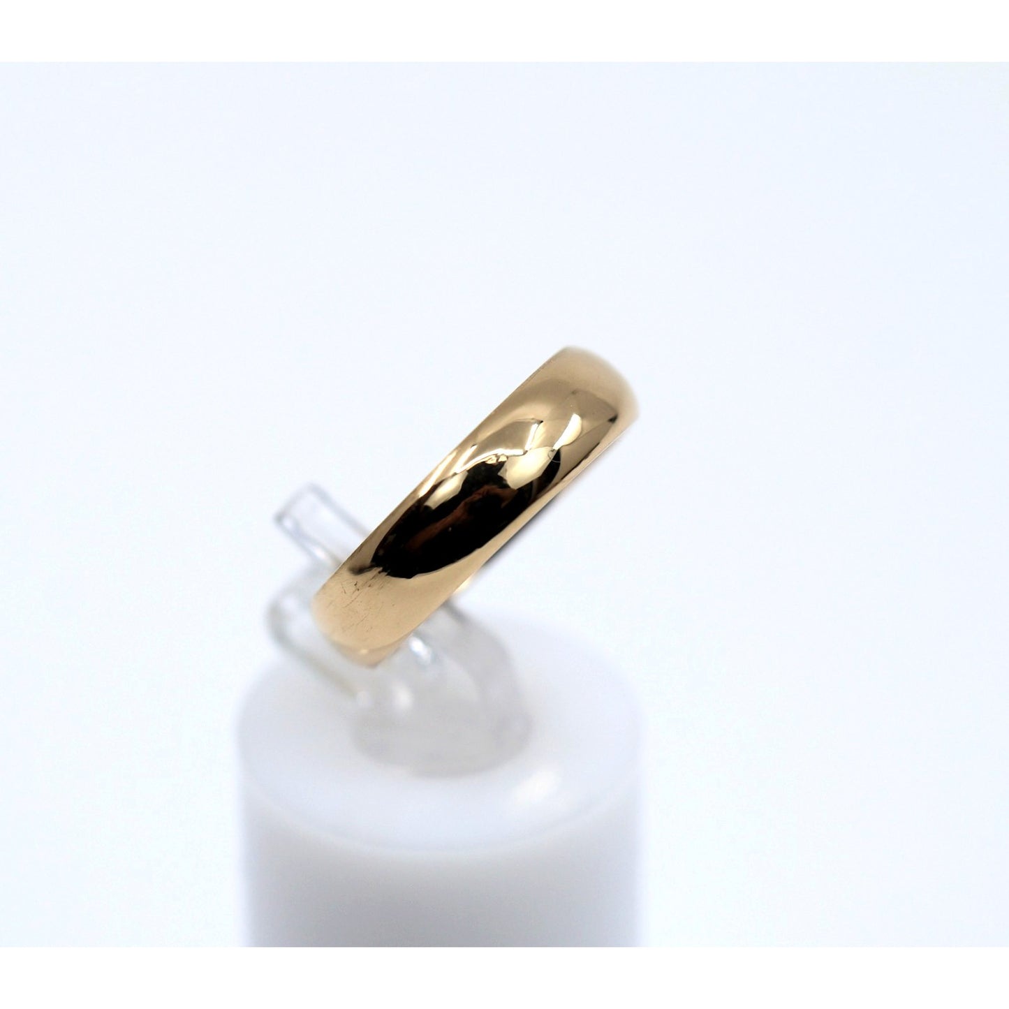 18K Yellow Gold Polished Wedding Band Ring