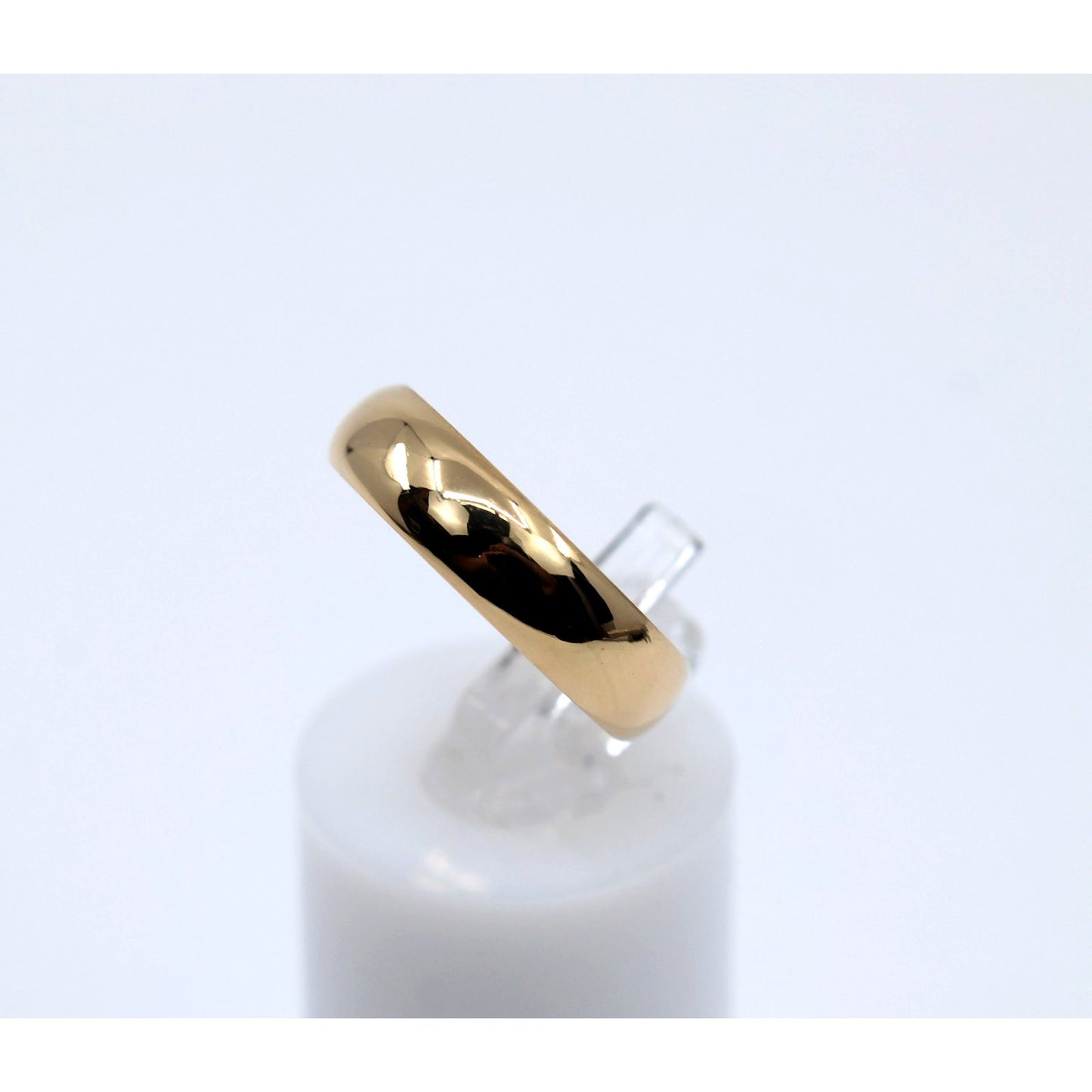 18K Yellow Gold Polished Wedding Band Ring