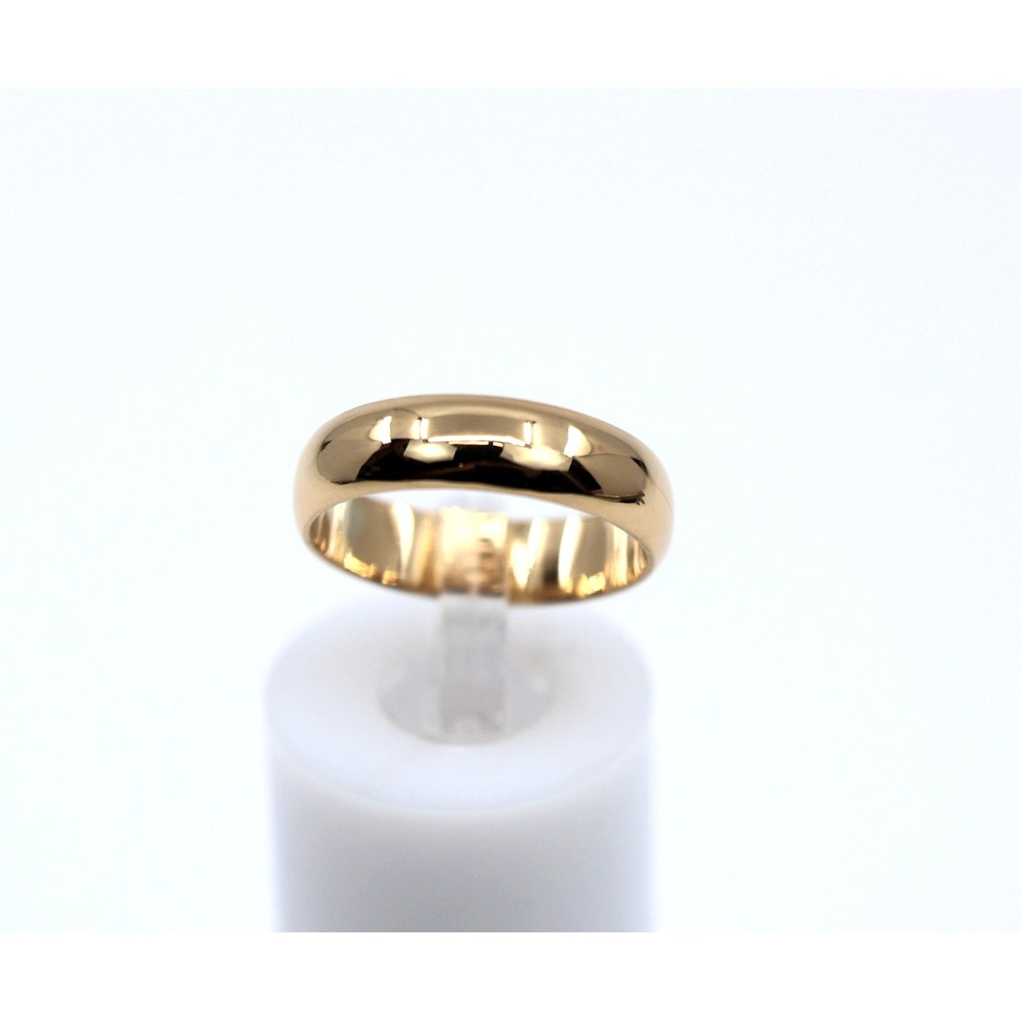 18K Yellow Gold Polished Wedding Band Ring