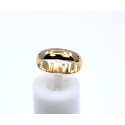 18K Yellow Gold Polished Wedding Band Ring