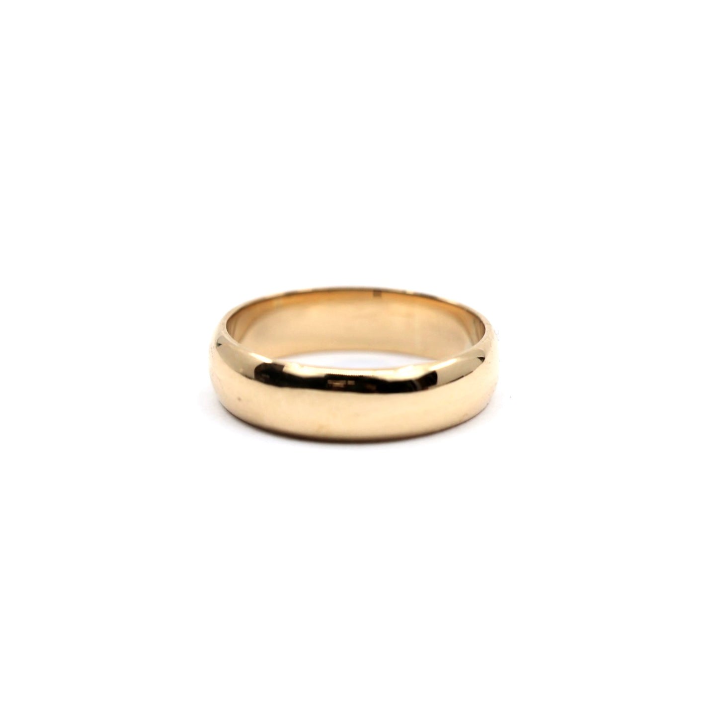 18K Yellow Gold Polished Wedding Band Ring