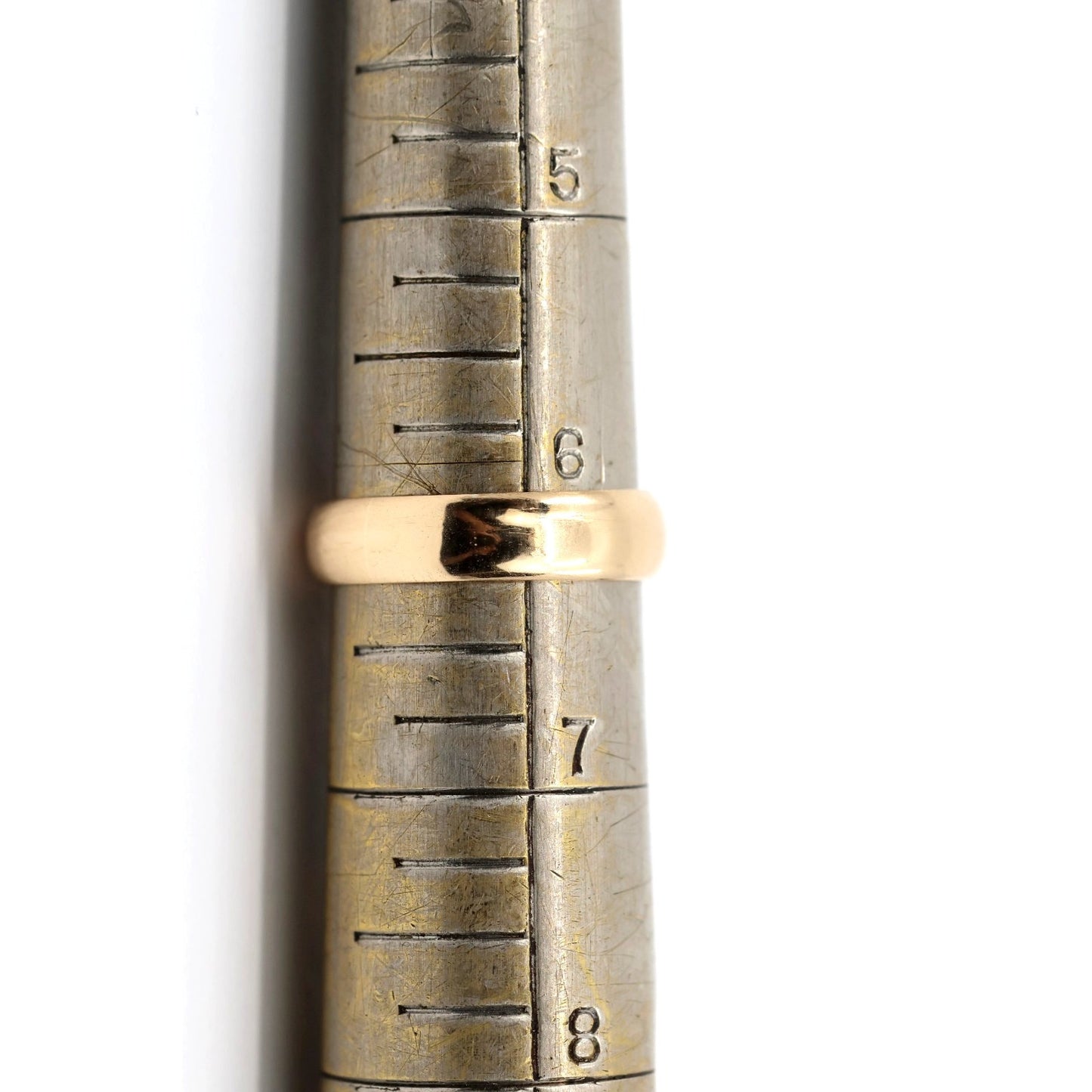 18K Yellow Gold Polished Wedding Band Ring
