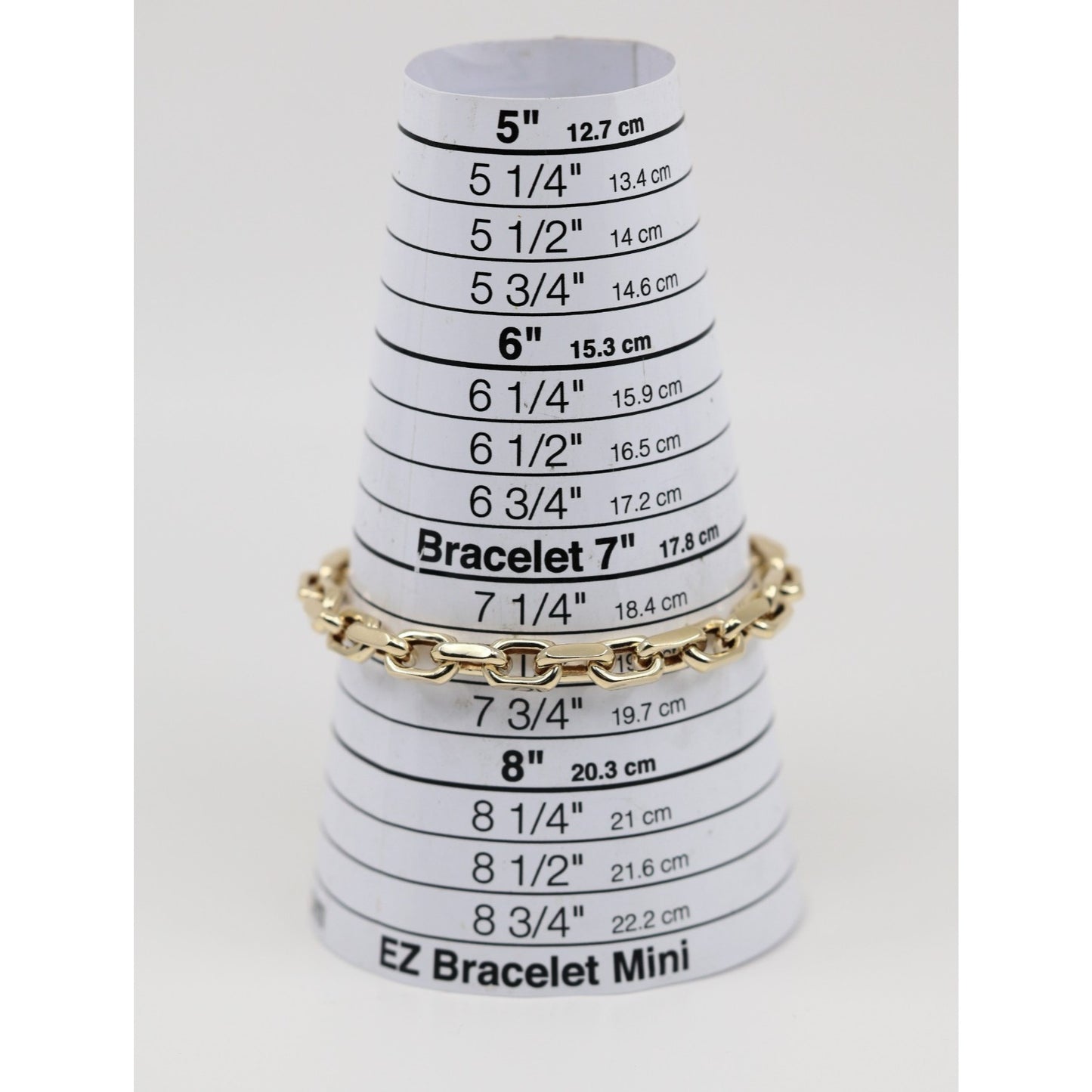 14K Yellow Gold Fancy Custom Link Bracelet