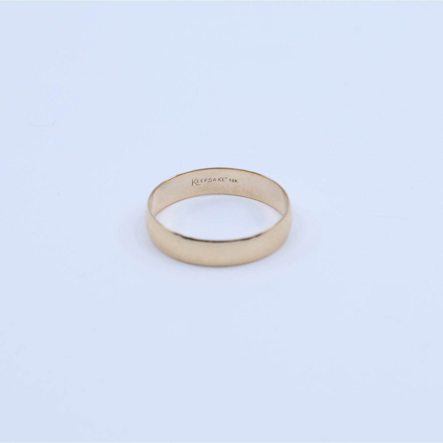 10K Yellow Gold Polished Wedding Band Ring