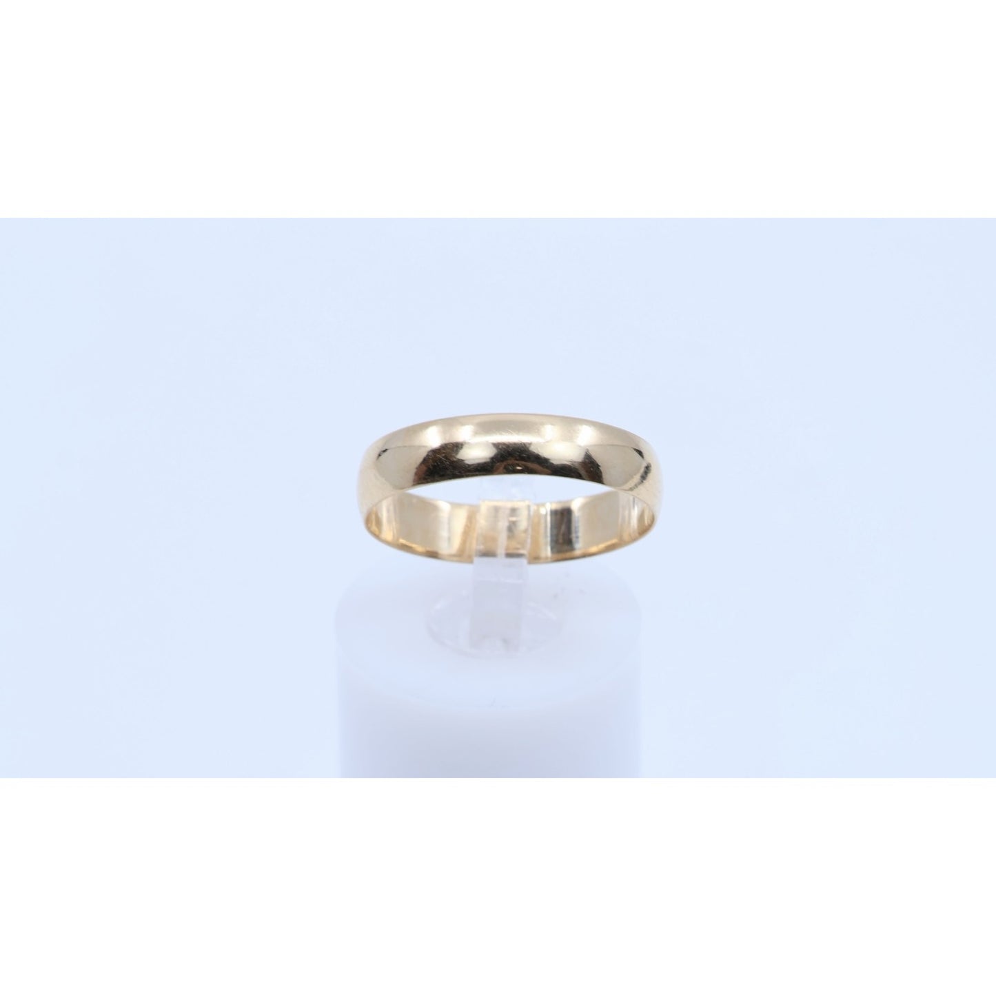 10K Yellow Gold Polished Wedding Band Ring