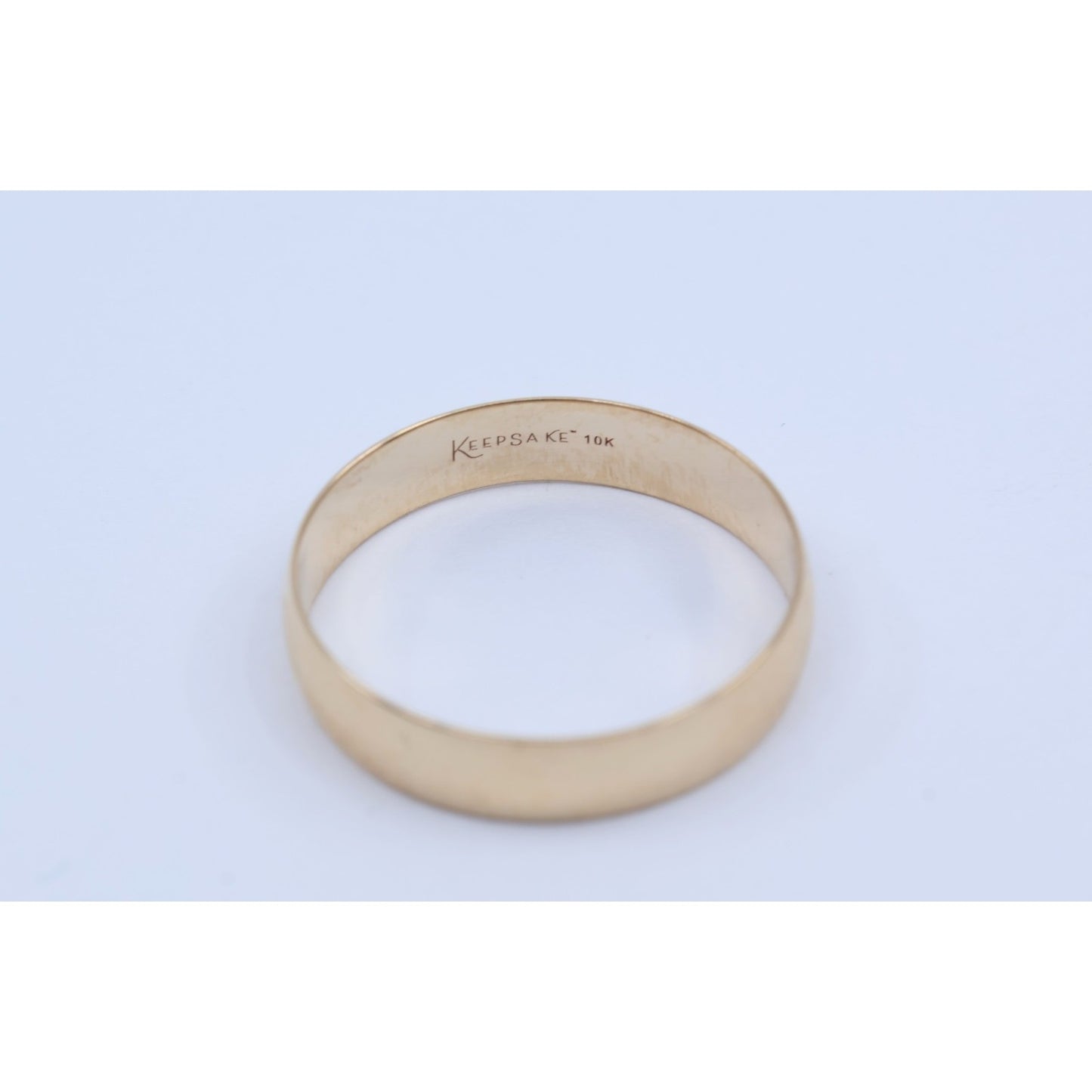 10K Yellow Gold Polished Wedding Band Ring
