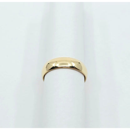 10K Yellow Gold Polished Wedding Band Ring