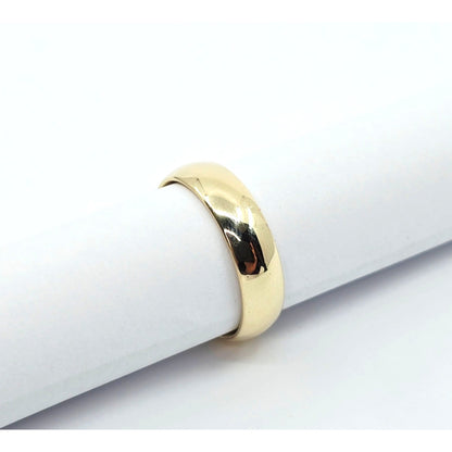 10K Yellow Gold Polished Wedding Band Ring