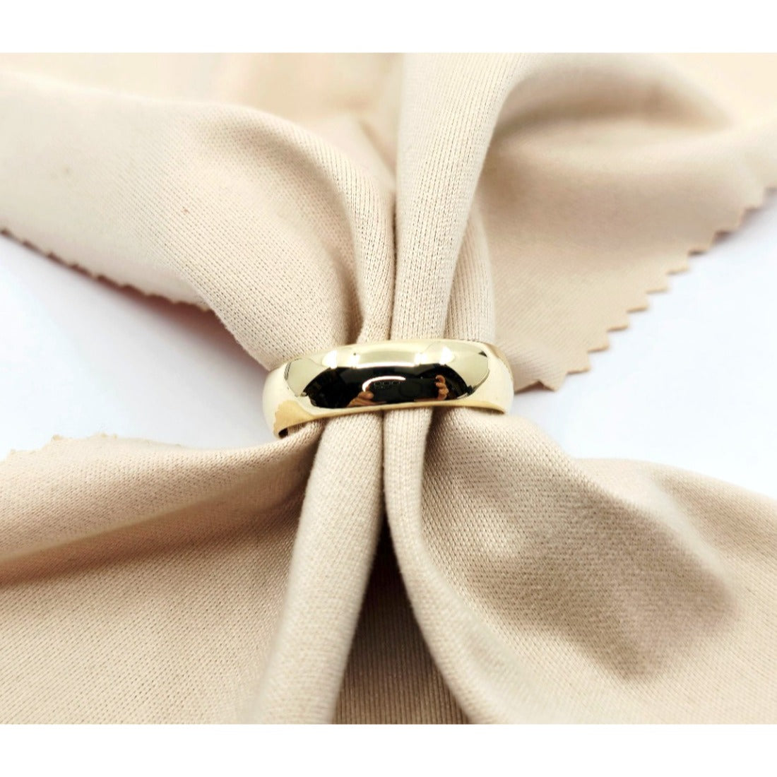 10K Yellow Gold Polished Wedding Band Ring
