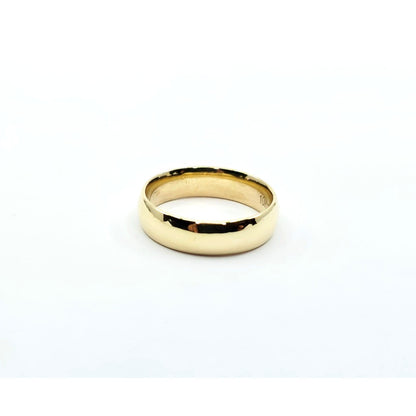 10K Yellow Gold Polished Wedding Band Ring