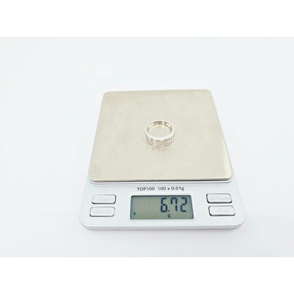 14K White Gold Princess Cut Invisible Setting Diamond Ring