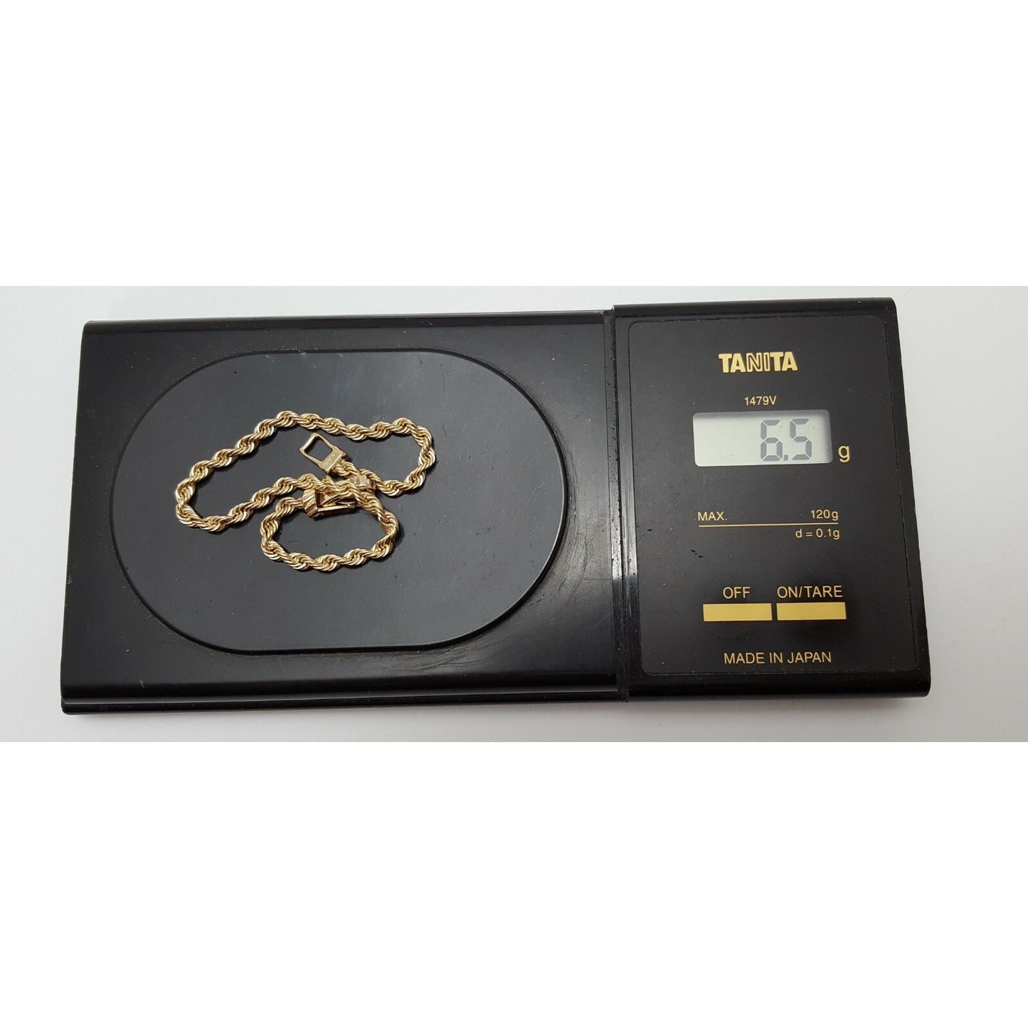 13K Yellow Gold Rope Bracelet