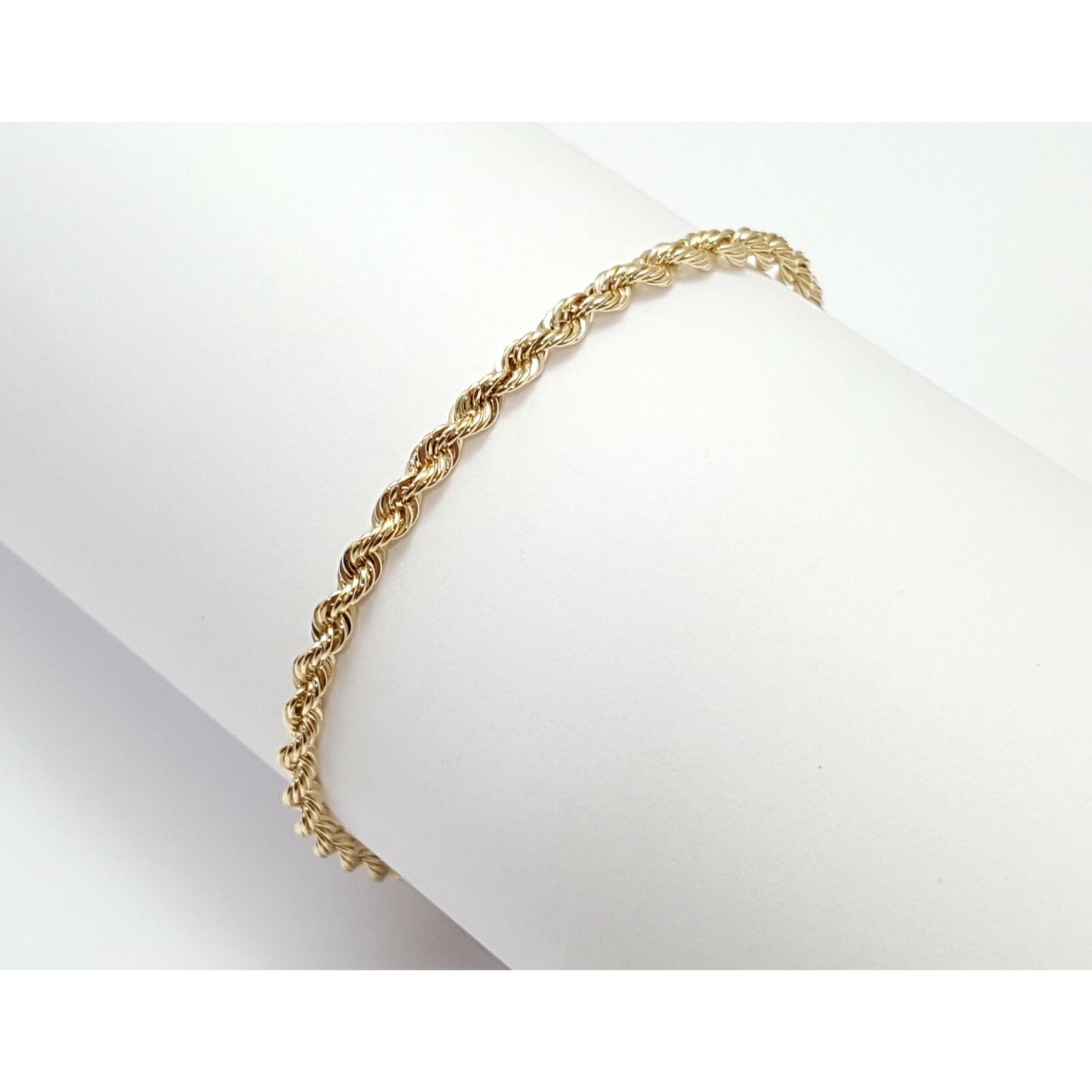 13K Yellow Gold Rope Bracelet