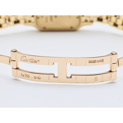 Cartier Panthere 18k Yellow Gold 27mm Silver Roman Dial WGPN0009 4014 Watch