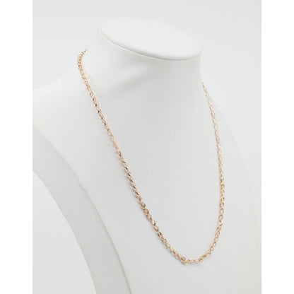 14K Rose Gold Custom Link Chain Necklace