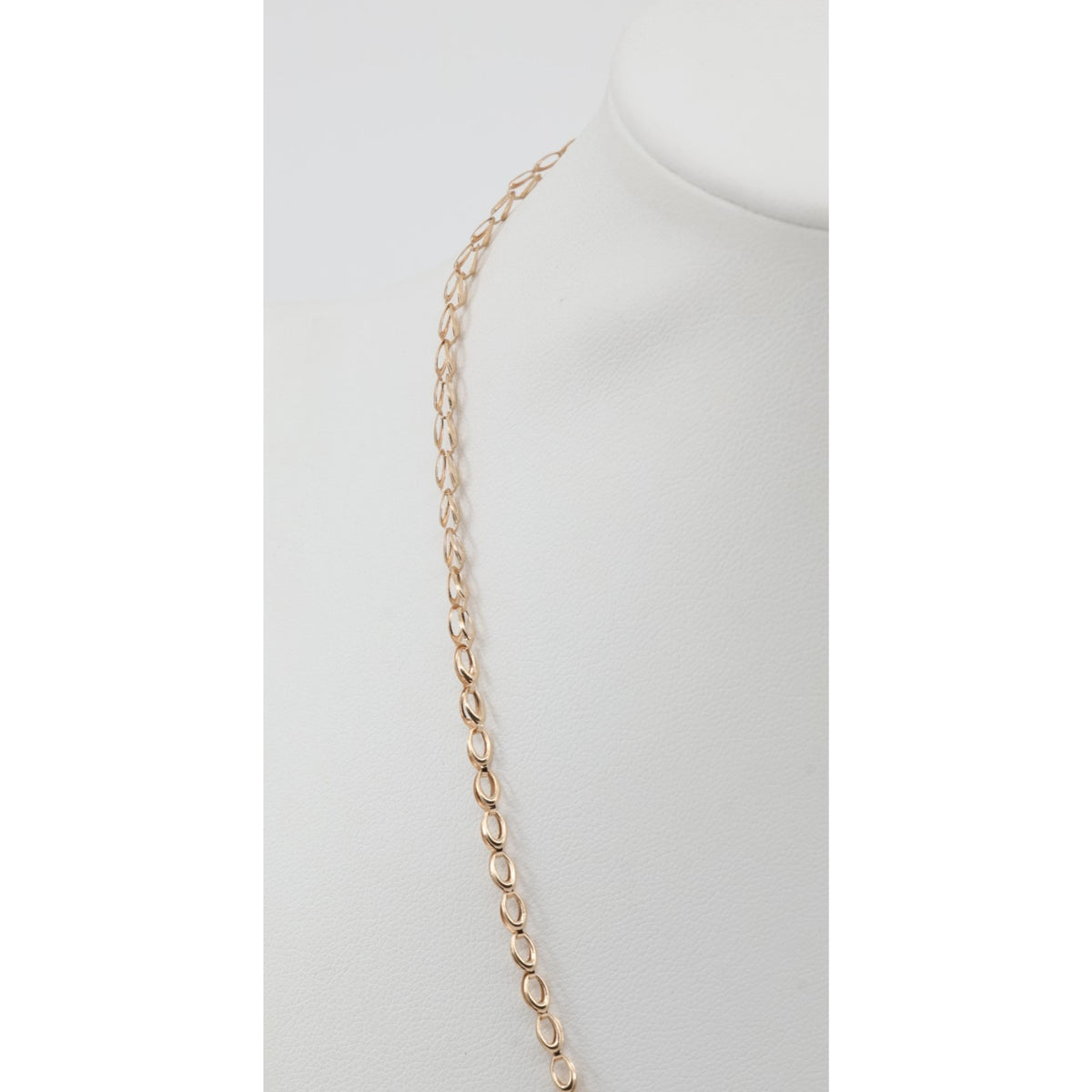 14K Rose Gold Custom Link Chain Necklace